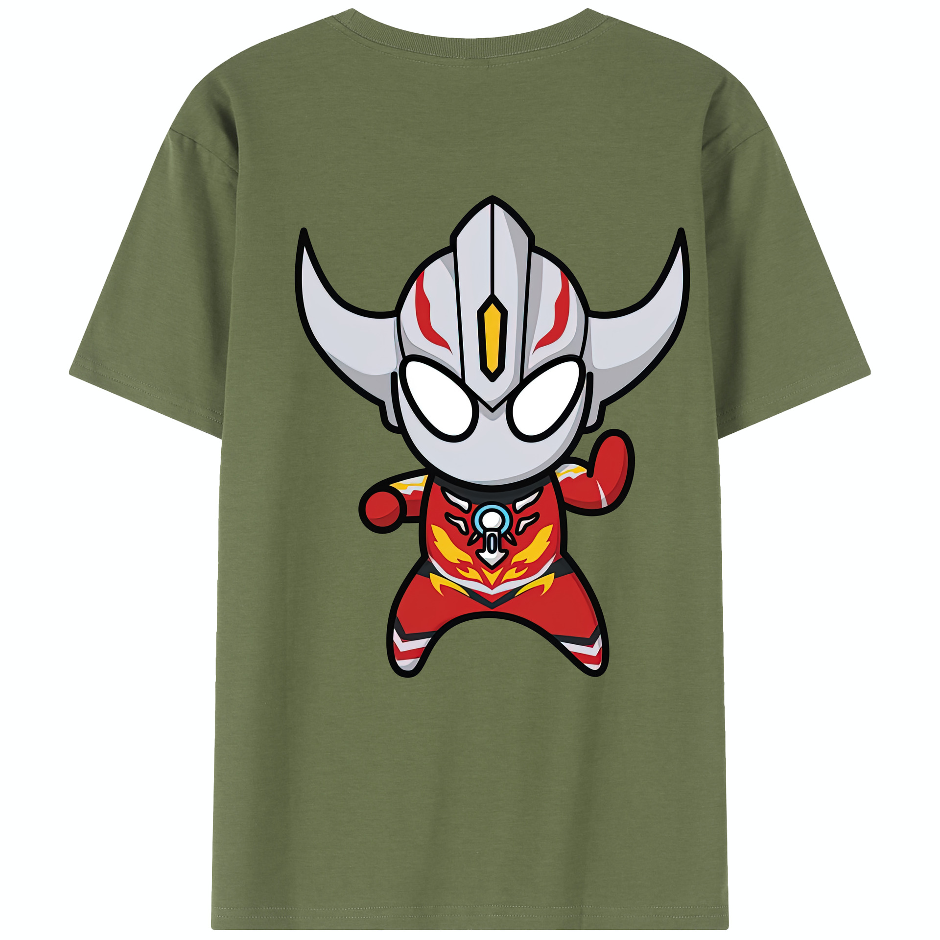 （画像用） ウルトラマン Ultraman 綿100％半袖Tシャツ（背面プリント）